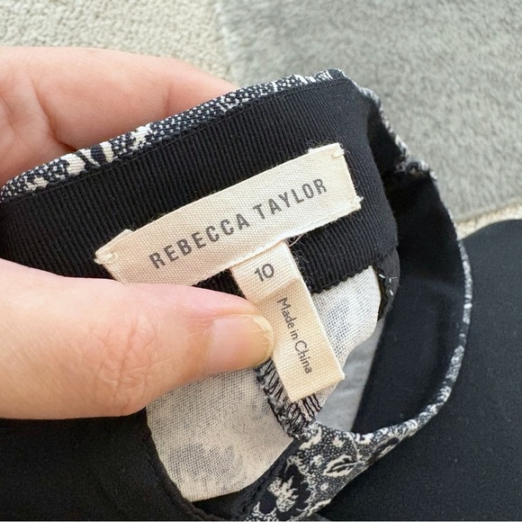 Rebecca Taylor Sweet Briar Wide Leg Crop Pants - Picture 4 of 14